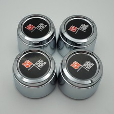 Set Of 4 Aluminum Wheel Hub Center Caps Replacements For 1973-1979 Corvette C3 Set Of 4 Aluminum Wheel Hub Center Caps Replacements For 1973-1979 Corvette C3