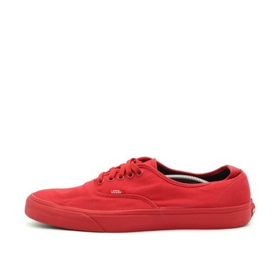 VANS Herren Authentic Schuh Rot Canvas Low Top Classics Sneaker EU 47