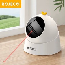 ROJECO Automatic Pet Toy Interactive Adjustable Electric Cat Laser Toy Indoor