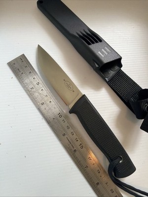 Fallkniven F1 Fixed Knife 4'' Satin Finish VG-10 Steel Blade Thermorun Handle
