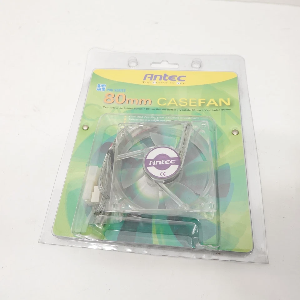 Antec Pro Series 80mm LED Double-Ball Bearing Casefan -- Brand New Sealed! - Image 2 of 4