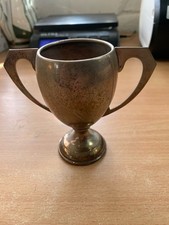 1969 GLOS FED LONGEST OLD BIRD RACE PIGEON RACING EPNS 10.25cm-TALL TROPHY (P3)