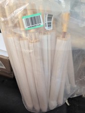 12 Pieces 33 Inches Large White Paper Umbrellas Parasol Decorative Chinese Japan