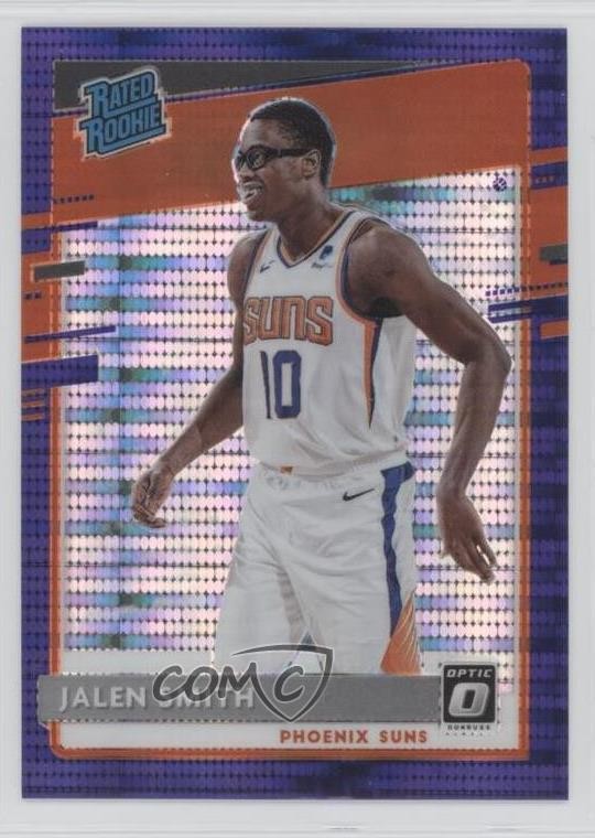 2020 Donruss Optic Rated Rookie Target Purple Pulsar Prizm Jalen Smith #160 0o3x