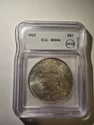 1923 Peace Dollar $1 ICG MS64