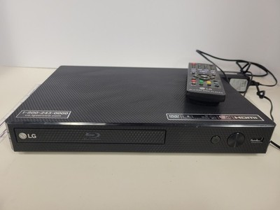 LG BP350 Blu-Ray Player 1080p Built-in WiFi HDMI USB Remote Power Adapter