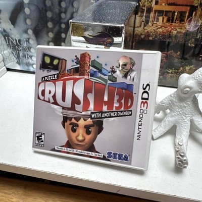 Crush3D (Nintendo 3DS) *CIB COMPLETE!! ~ 2012 Sega Hybrid 3D Platformer Nintendo