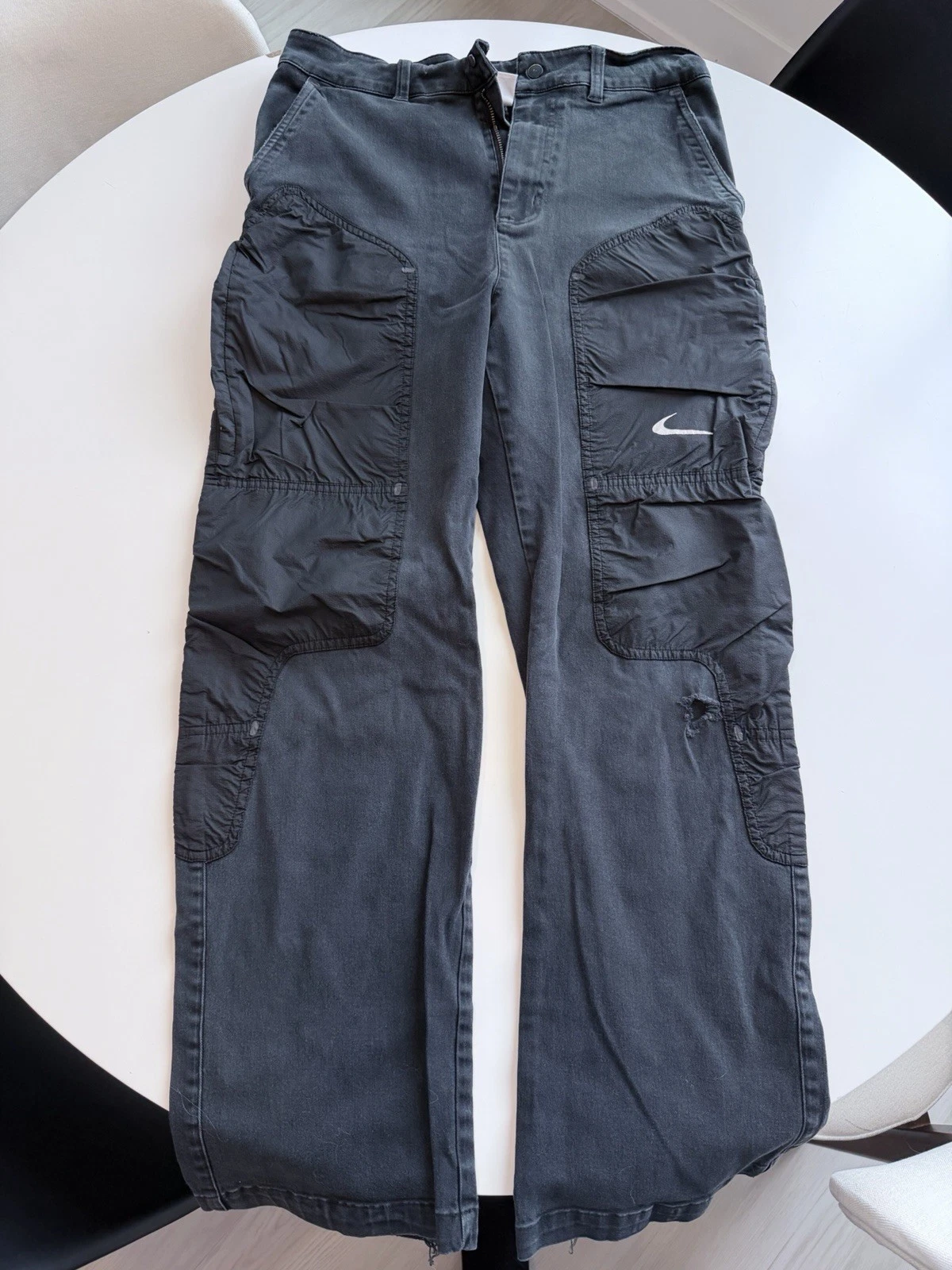 Nike x Off-White Pants 'Black' Track Pants Size S Mens CU2500-010