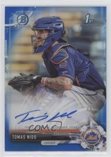 2017 Bowman Chrome Prospect Blue Refractor 34/150 Tomas Nido #CPA-TN Auto 0ja2