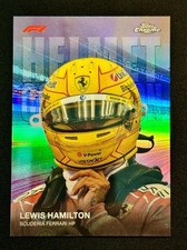 2026 Topps Chrome Formula 1 F1 Lewis Hamilton #HC-8 Helmet Collection Refractor 