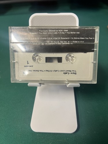 Styx Lady (Cassette) AYK1-4233 Original Art US CASSETTE TAPE RARE - Picture 2 of 5