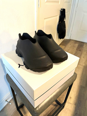 Givenchy Mallow Lows Men's Black Leather Slip-On Casual Shoes US 12