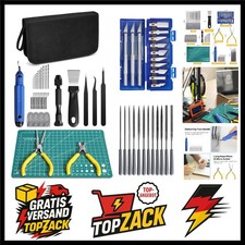 3D Druck Werkzeug Set, 58 PCS Modellbau Werkzeug kit mit Schnitzmessern, Feil...