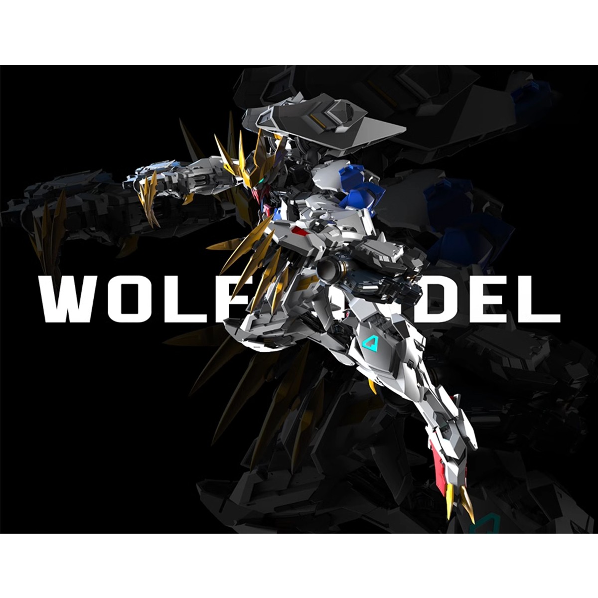 HiPlay Wolf Technology Metal Frame Wolf Model 1/100 Assembly Model