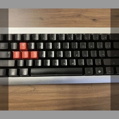 Ducky Mini DKMI1461SD-AUSBR1KS US Cherry MX Black Wired Gaming Keyboard Used