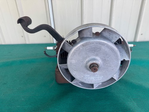 Vintage Maytag Twin Cylinder Gas Engine Wringer Washer Motor Kick Start