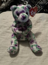 2003 Ty Beanie Babies Corsage Bear bday April 12, 2003