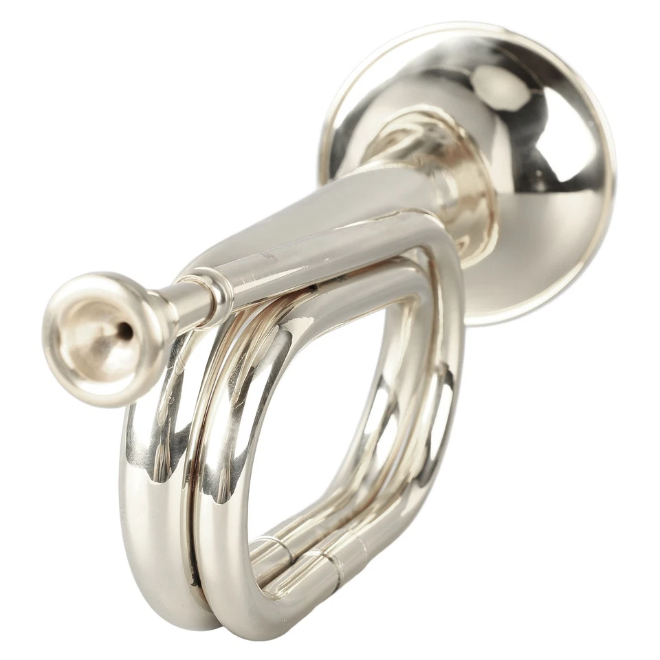 Silver Military Style Trumpet C Key Brass Easy To Play Trumpet With - Image 4 of 4