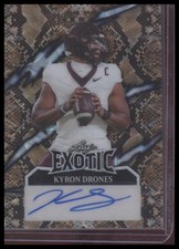 2024 Leaf Eclectic - Exotic Kaleidoscope Snake #E-KD1 Kyron Drones #/6