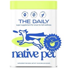 Native Pet The Daily Supplement For Dogs 30 Scoops Exp 12/04/2026