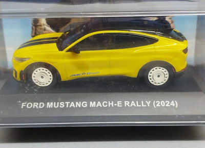 Modellino Ford Mustang Mach-E GT (2021) Altaya – Scala 1:43, Colore Giallo, Diecast Pressofuso, Scatola Mai Aperta, Edizione Limitata