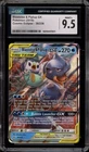 Pokemon Blastoise & Piplup GX Cosmic Eclipse Holo Ultra Rare #38 CGC 9.5