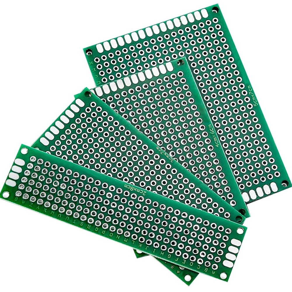 60x PCB Breadboard Circuit Board with Screw Terminal Blocks 2 / 3 pins Male