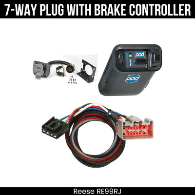 Reese RV 7-Way Wire Brake Control For 12-20 Flex 2012 MKT w/ Existing USCAR 7Way