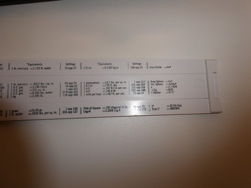 VTG Pickett Slide Rule Microline #121 w/Case - 第 10/12 張圖片
