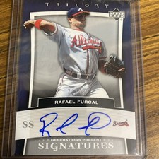 2005 Upper Deck Trilogy Gen. Present Signatures Rafael Furcal. PR-RF. 73/99. AU