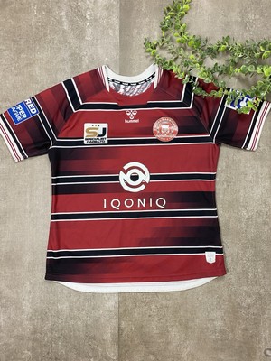 Vintage Wigan Warriors Rugby Trikot 2021   Größe M   French #1   Hummel   NEU
