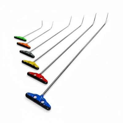 PDR INOX Stainless Steel Elvora Ed. 6-Pcs Single Bend PDR Tool Set-Sharp Tip