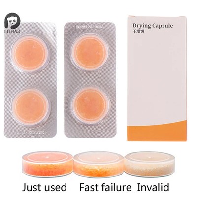 Hearing Aid Desiccant 4pcs Capsules Dehumidifier Pallet for Bte Aids Accessories