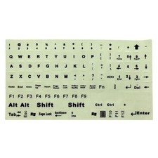 Keyboard Stickers, English Keyboard Sticker Glow in the Dark, Keyboard Letter St