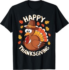 Funny Thanksgiving Turkey Family Dinner Graphic Tee
