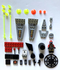 Vintage LEGO 6836 V-Wing Fighter (1997) - 100% Complete + Manual + Minifigure