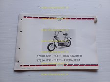 Fantic 50 Lei Kick-Starter-Pedali 1979 catalogo ricambi TELAIO originale