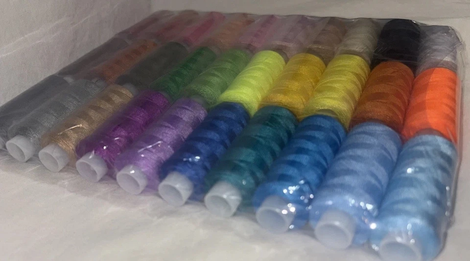 CiaraQ Sewing Threads Kits, 30 Colors Polyester 250 Yards Per Spool- NEW - Image 2 of 4