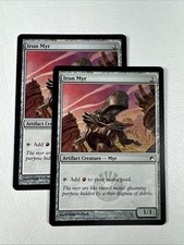 X2 Iron Myr - Regular #168 LP Scars of Mirrodin Magic MTG