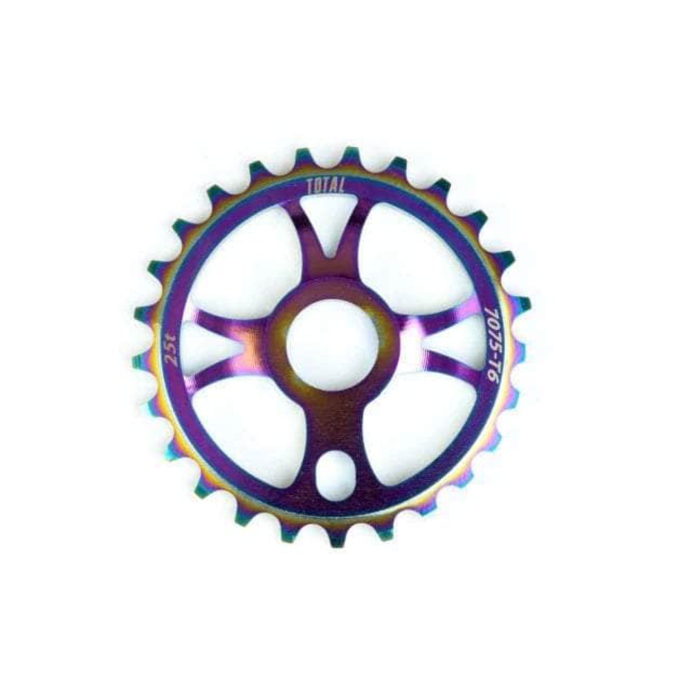 Total BMX Rotary BMX Sprocket Black Rainbow or Silver 23T or 25T