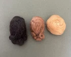 Lot of 3 Vtg Wigs Barbie Fashion Queen/ Clone Doll 1960s Blond Brunette Bubble
