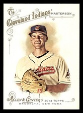 2014 Topps Allen & Ginter #274 Justin Masterson Card Cleveland Indians