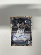 2025 Bowman Chrome Matthew Etzel 1st Bowman Popcorn Refractor Auto /5 #CPA-ME