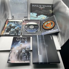 Xbox 360 - Halo Wars Limited Edition - Steelbook Complete CIB "With Patch"
