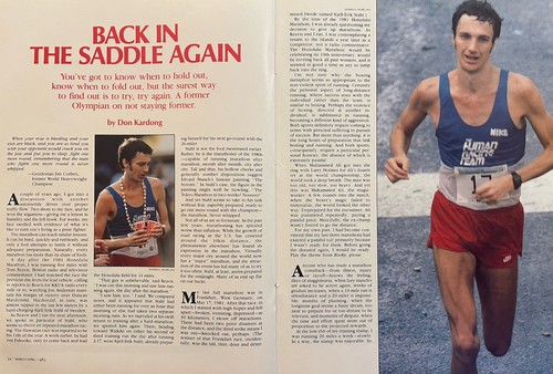 1983 Running Magazine March/April Joan Benoit, Lasse Viren, Don Kardong - Picture 14 of 24