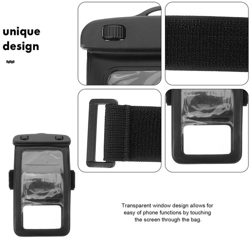 Sac à Bras Étanche Pochette Téléphone Flottant Rangement Téléphone Portable Bande Flottante - Photo 11 sur 12