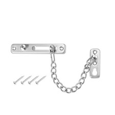Chain Door Guard Lock Security Safety Latch with Spring Anti-Theft Press Lock
