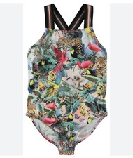 Molo Neve Girls One Piece UV Swimsuit Wild An...