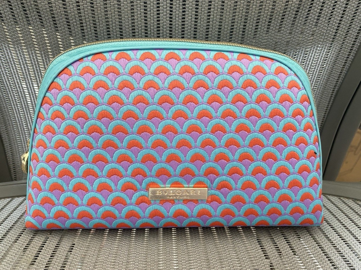 BVLGARI Womens Cosmetic Pouch Pink Perfume Travel Case NEW | eBay