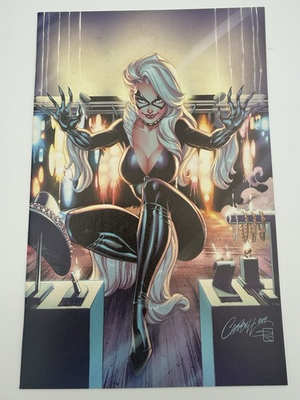 #ad BLACK CAT #1 2019 J SCOTT CAMPBELL 1:500 VIRGIN VARIANT MARVEL VF NM $150.00